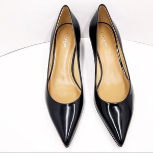 🆕{COACH} Leather Pointy Toe Pumps